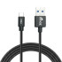 Innoz® InnoLink USB 3.1 to Type-C 5Gbps Super Speed Transfer & 5V/3A  High Speed Charging Cable - Black (2m)