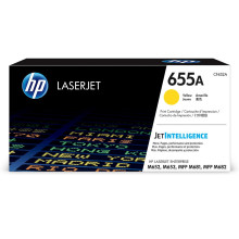 HP 655A Yellow Toner Cartridge - 10.5k