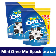 Mini Oreo Vanilla Multipack (163.2g x 2)