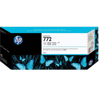 HP 772 DesignJet Ink Cartridge 300-ml - Light Gray (CN634A)