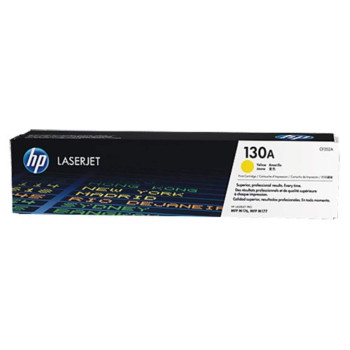 HP 130A Yellow Original LaserJet Toner Cartridge (CF352A)