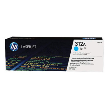 HP 312A Cyan Original LaserJet Toner Cartridge (CF381A)