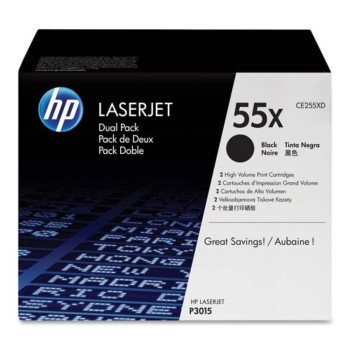 HP 55X Black LaserJet Toner Cartridge (CE255X)