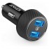 Anker A2228 PowerDrive Speed 2 Quick Charge 3.0 39W Dual USB Car Charger for Samsung Galaxy, PowerIQ for Apple iPhone, Apple iPad and More - Black