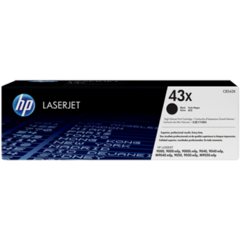HP 43X Black LaserJet Toner Cartridge (C8543X)