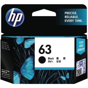 HP 63 Black Ink Cartridge (F6U62AA)