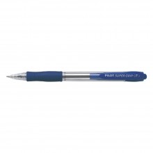 Pilot BPGP-10R Fine Super Grip Ball Pen 0.7mm - Blue