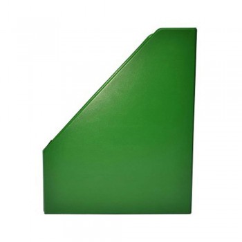 3" PVC Magazine Box File - Green