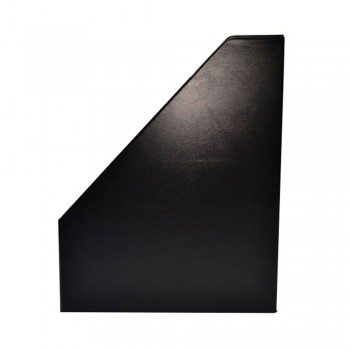 4" PVC Magazine Box File - Black
