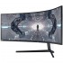 Samsung 49" Dual QHD Resolution with 1000R curvature, QLED, HDR1000, 240Hz refresh rate, G-Sync compatibles and FreeSync Premium Pro Gaming Monitor