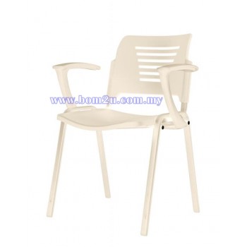 P2 Series Student Chair With Armrest (Ivory Series)
