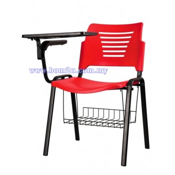 P2 Series Student Chair With Writing Tablet & Basket