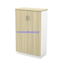 B-YD 13 Melamine Woodgrain 3 Levels Swing Door Medium Cabinet With Lock