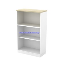 B-YO 13 Melamine Woodgrain 3 Levels Open Shelf Medium Cabinet