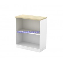 B-YO 9 Melamine Woodgrain Open Shelf Low Cabinet