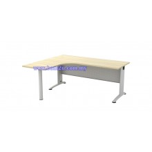 BL-1515/1815-M Melamine Woodgrain L-shape Superior Compact Table