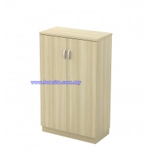 Q-YD 13 Fully Woodgrain 3 Levels Swing Door Medium Cabinet With Lock