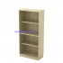 Q-YO 17 Fully Woodgrain 4 Levels Open Shelf Medium Cabinet