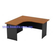 GL-552 Melamine Woodgrain L-shape Writing Table