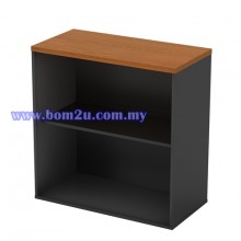 GO 880 Melamine Woodgrain Low Open Shelf Cabinet 
