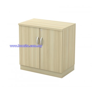 Q-OD 775/975 Fully Woodgrain Table Height Swing Door Low Cabinet