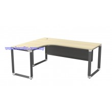 O-Series 1515/1815 Melamine Woodgrain L-shape Superior Compact Table