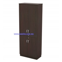 Q-YTD 21 Fully Woodgrain 5 Levels Swinging Door High Cabinet With Lock