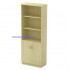 Q-YOD 21 Fully Woodgrain 5 Levels Semi Swinging Door High Cabinet With Lock