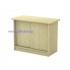 Q-YS 303 Fully Woodgrain Sliding Door Side Cabinet With Lock
