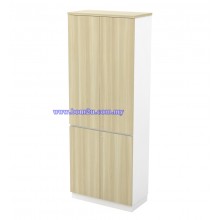 B-YTD 21(E) Melamine Woodgrain 5 Levels Swinging Door High Cabinet With Lock