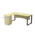 SQ-Series 1515/1815-4D Melamine Woodgrain L-shape Superior Compact Table