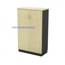 T-YD 13 Melamine Woodgrain 3 Levels Swing Door Medium Cabinet With Lock