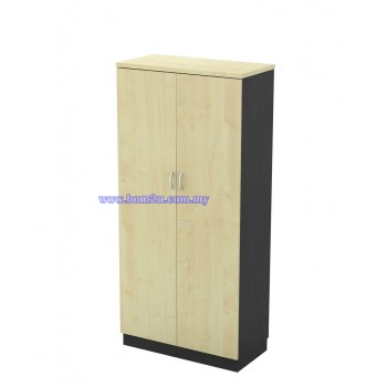 T-YD 17 Melamine Woodgrain 4 Levels Swing Door Medium Cabinet With Lock
