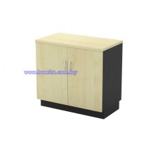 T-YD 875/975 Melamine Woodgrain Table Height Swing Door Low Cabinet With Lock