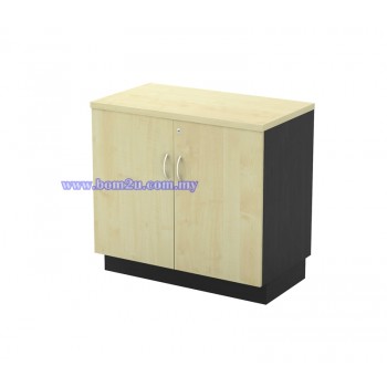 T-YD 875/975 Melamine Woodgrain Table Height Swing Door Low Cabinet With Lock
