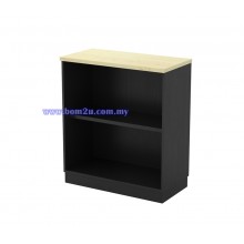 T-YO 9 Melamine Woodgrain Open Shelf Low Cabinet