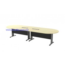 TIB-36 Melamine Woodgrain Oval Shape Conference Table